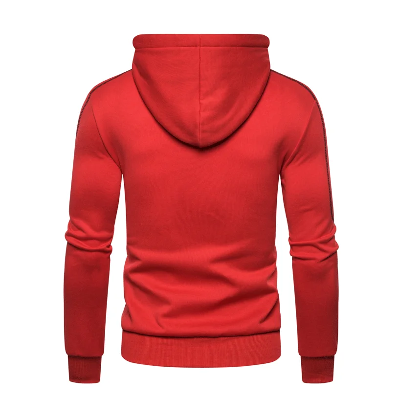 Plus Size 3XL Hoodie Men Autumn Winter FullSleeve Zipper Cardigan Men Hoodies Sweatshirts Casual Slim Solid Hooded Sweatshirt Me