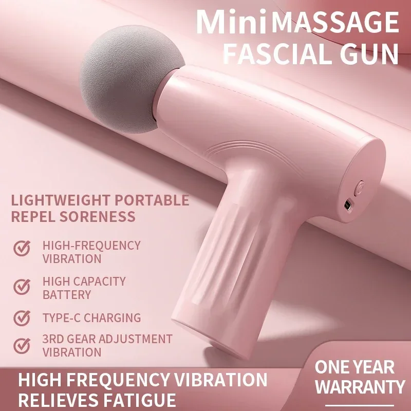Hot Mini Fascial Massage Gun Vibration Massage Machine Muscle ...