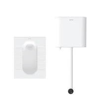 *Toilet Household Squat Toilet Ceramic Water Tank Set Toilet Odor-resistant Squat Urinal Squatting Urinal 1