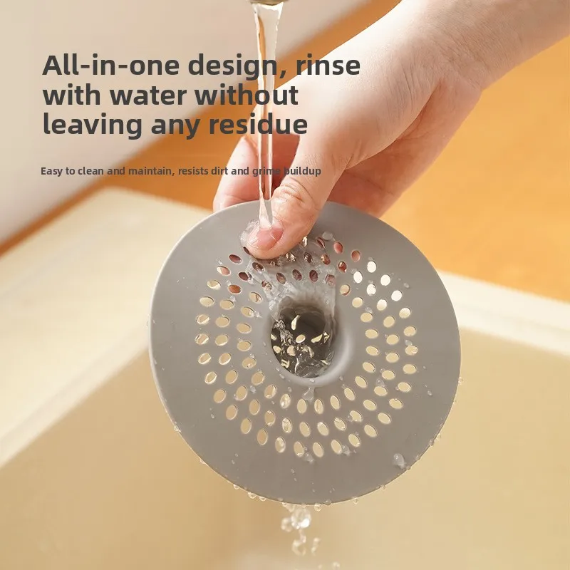 Silicone Anti-Clogging Hair Filter