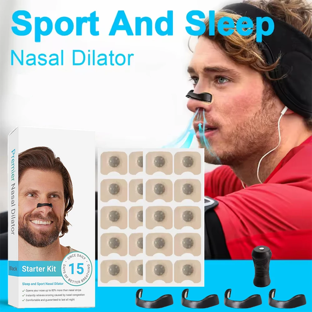 Sport Nasal Dilator Sleep Nasal Breathing Dilators Starter Kit Nose Breathe Strips Magnetic Strips Reduce Snoring nasal breathing dilator nasal strips nose strips snoring nose strips nasal patch