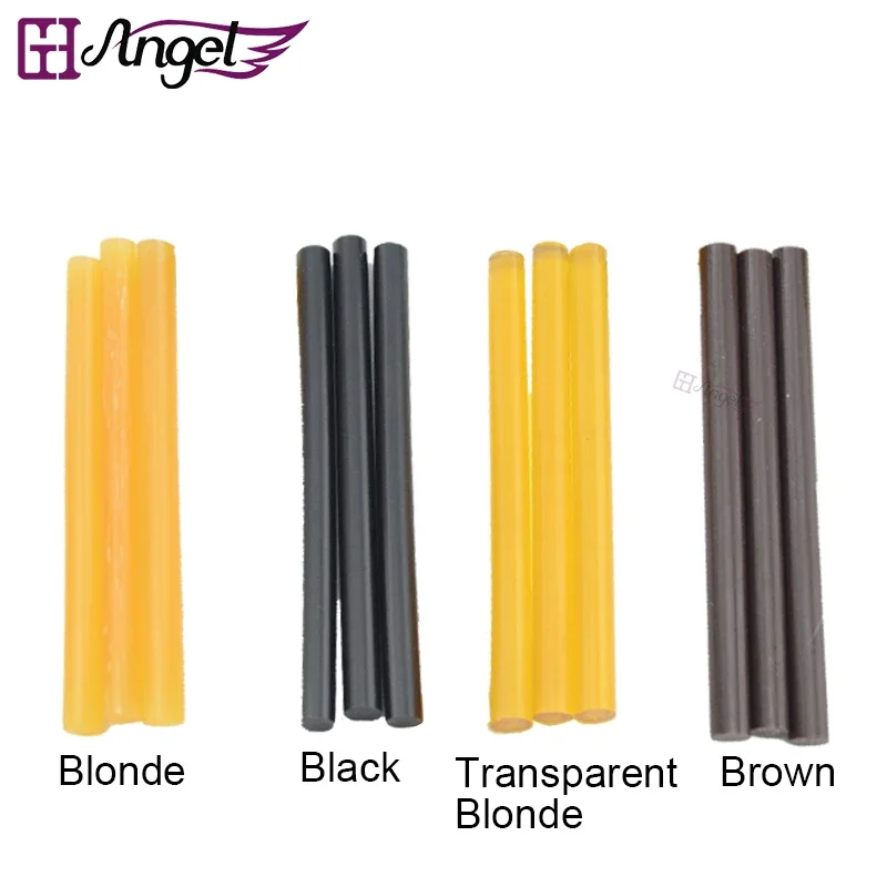 120pcs 0.7*10 cm Professional Hair Extensions Keratin Gun Bond Glue Sticks Make U Tip I Tip Fusion Hair Extensions