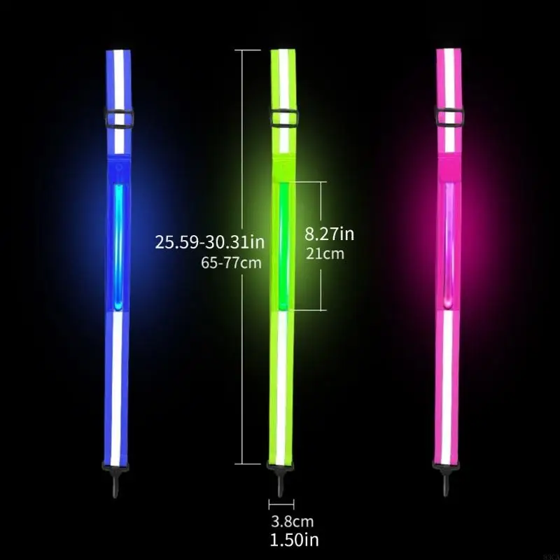 USB 충전식 LED 반사 벨트 5 조명 3 모드 야간 달리기를위한 반사 새시 사용 쉬운 사용