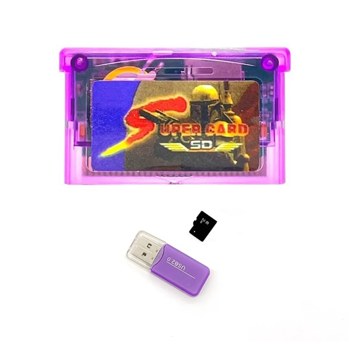 

Адаптер карты Micro-SD Supercard для SP GBM IDS NDS NDSL GBASP, игровой Картридж для сгорающей карты, B