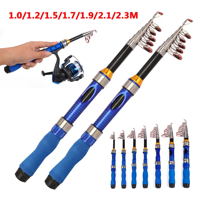 Telescopic Travel Fishing Rods Outdoor Sport Portable carp fishing