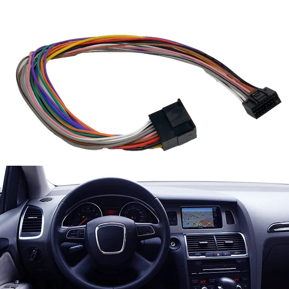 16 Pin Autoradio Radio ISO Kabelbaum Verlängerung 40 cm Kabel für Android Player Autozubehör – Detail 6