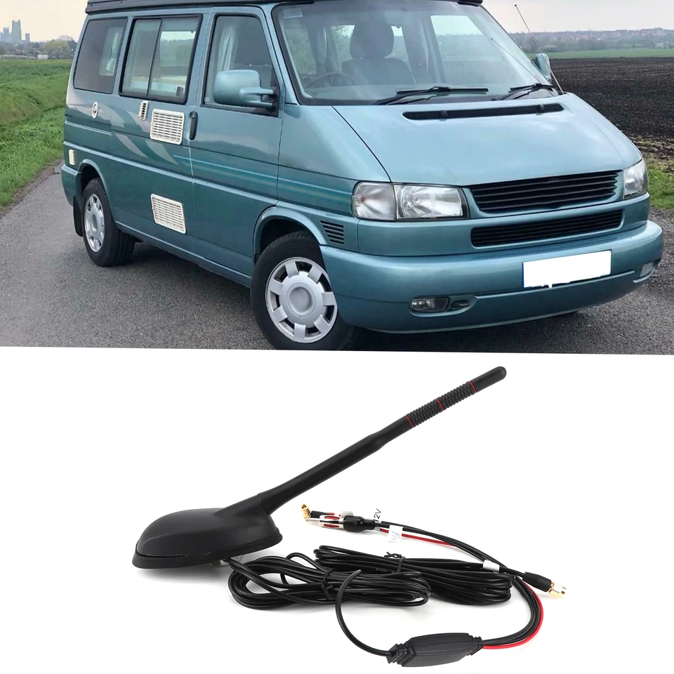 Antenna Auto Universale Per Tetto - DAB+ GPS FM Amplificata, Impermeabile E Antipolvere