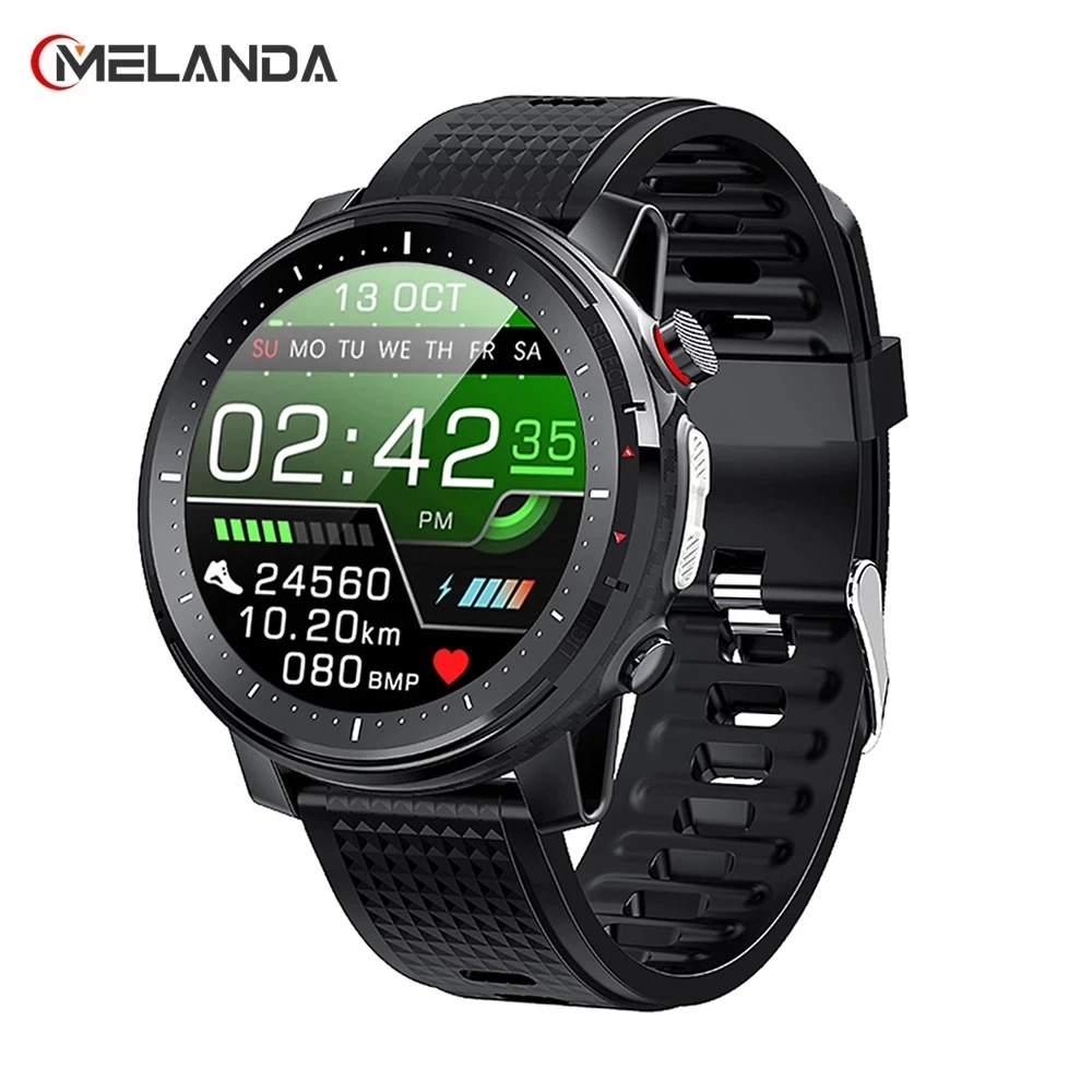 Melanda 2021 Full Touch Smart Watch Men Sports Clock Ip68 Waterproof Heart  Rate Monitor Smartwatch For Ios Android Phone Md15 - Smart Watches -  AliExpress