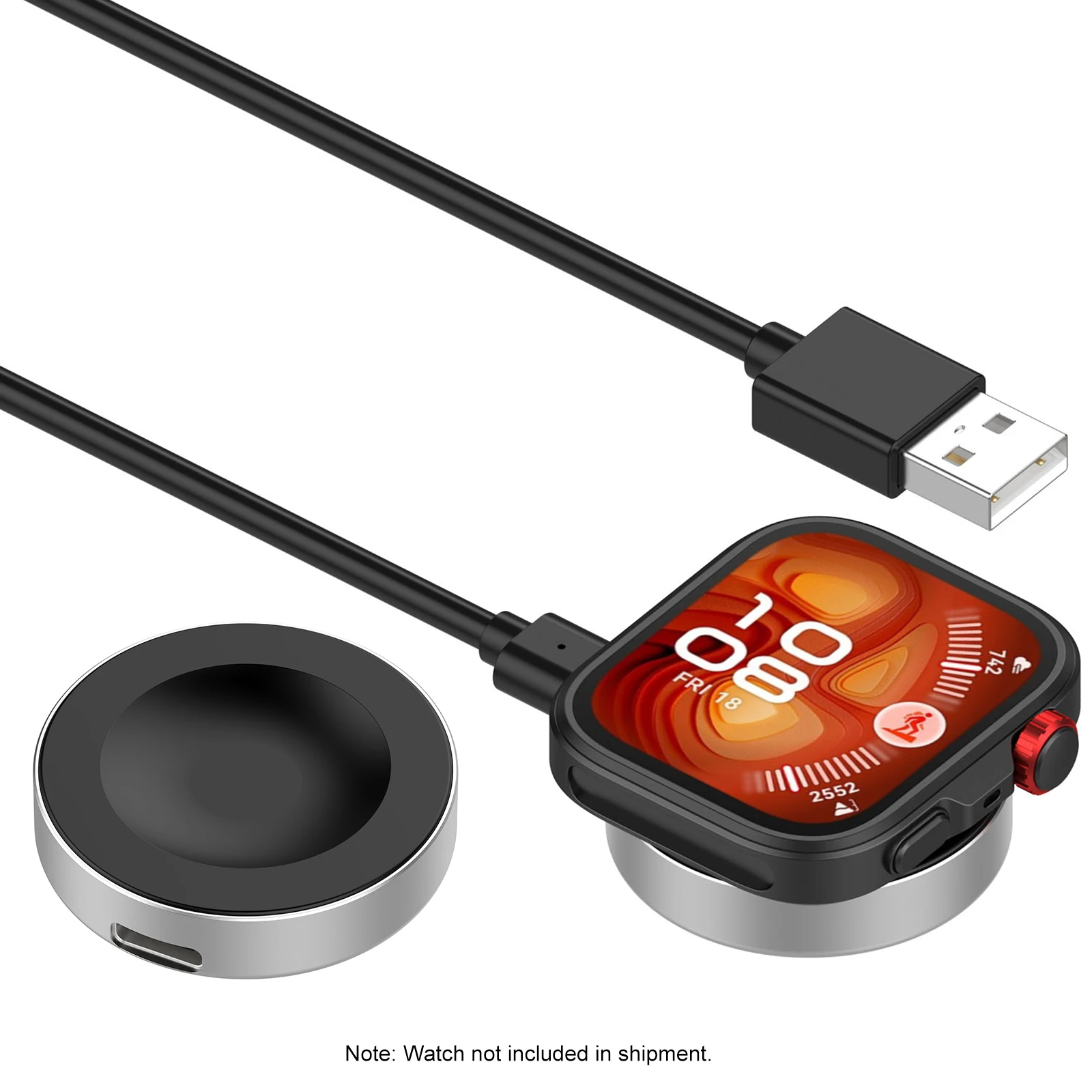 Enhanced USB Charger Cable for Huawei Watch Series - Detachable Dock Design