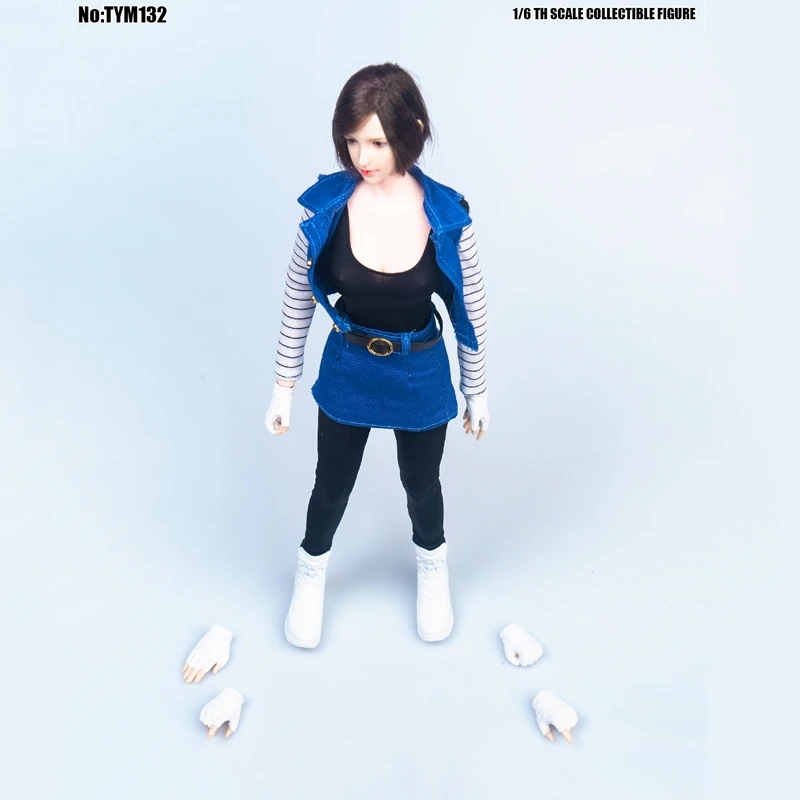 

1/6 Scale Female Figure Clothes Set Skirt Shirt Suit Accessories Model For 12'' Action Figure TYM132