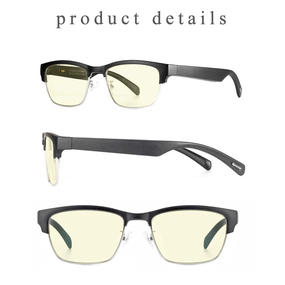 Ochelari inteligenți Bluetooth fără fir pentru apeluri audio, ochelari hands-free, control muzical, ochelari sport audio, căști fără fir_voghion.com