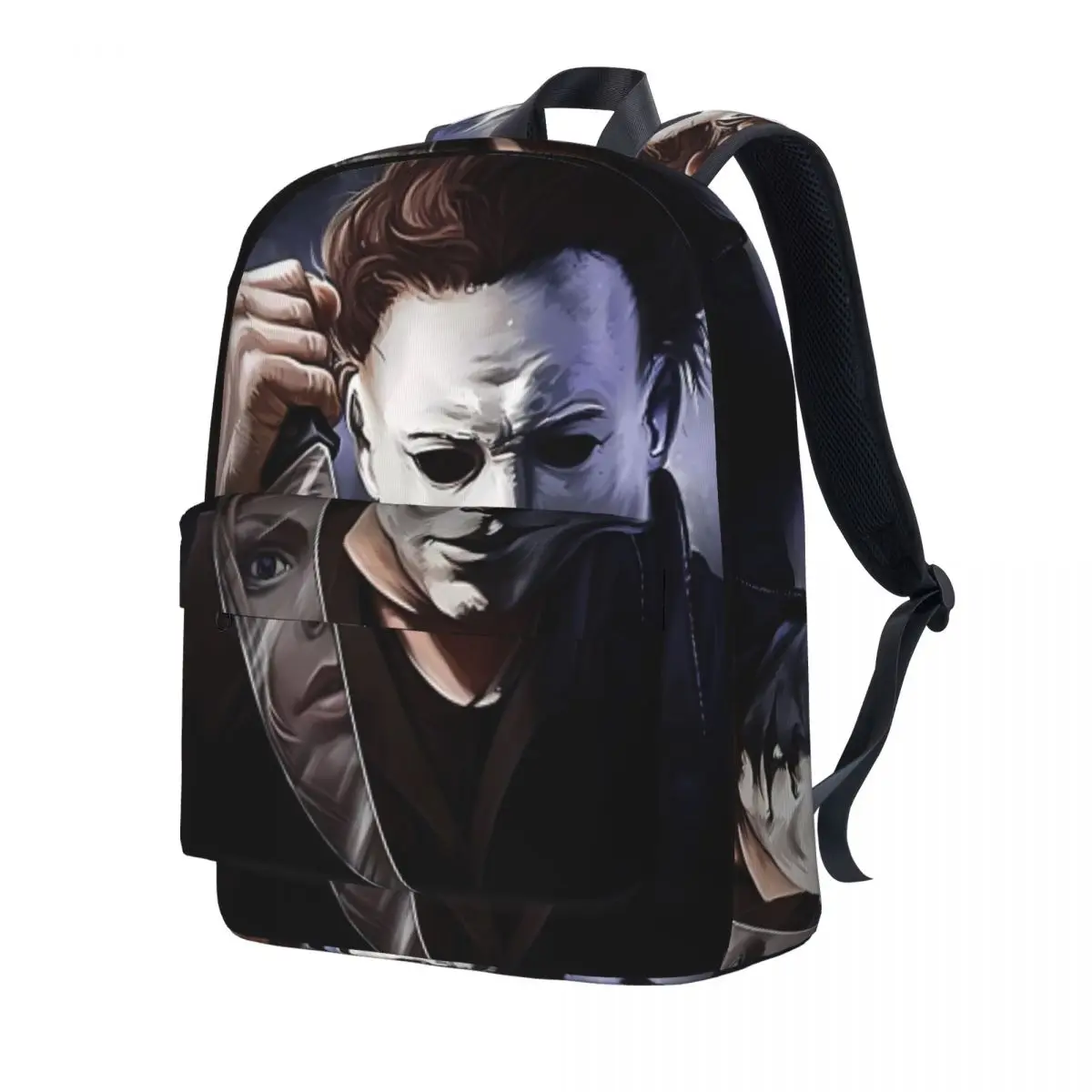 

Michael Myers Backpack Halloween Killer Outdoor Backpacks Women High Quality Breathable High School Bags Cute Rucksack