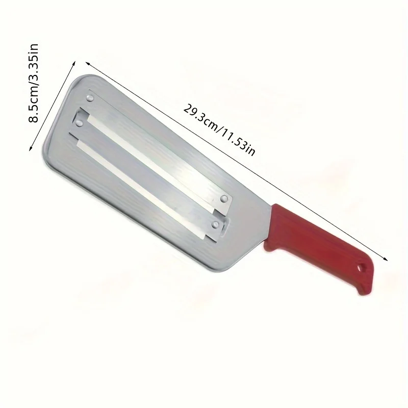 1pc, Cabbage Kitchen Knife, Cabbage Hand Chopper, Metal Sauerkraut Knife, Double Slice Planer, Vegetable Knife, Slice Knife