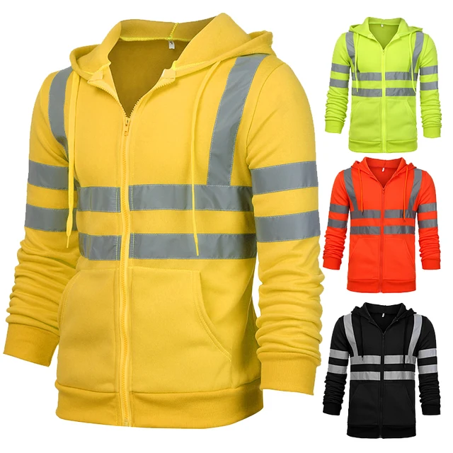 Hi Vis Reflective Pullover Hoodie