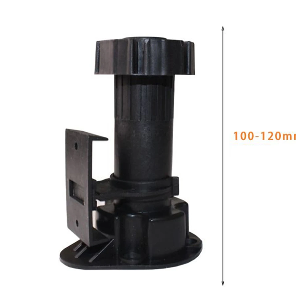 15 Clip Per Battiscopa In ABS Nero - Ganci Universali Per Mobili Da Cucina E Bagno - Foto 4