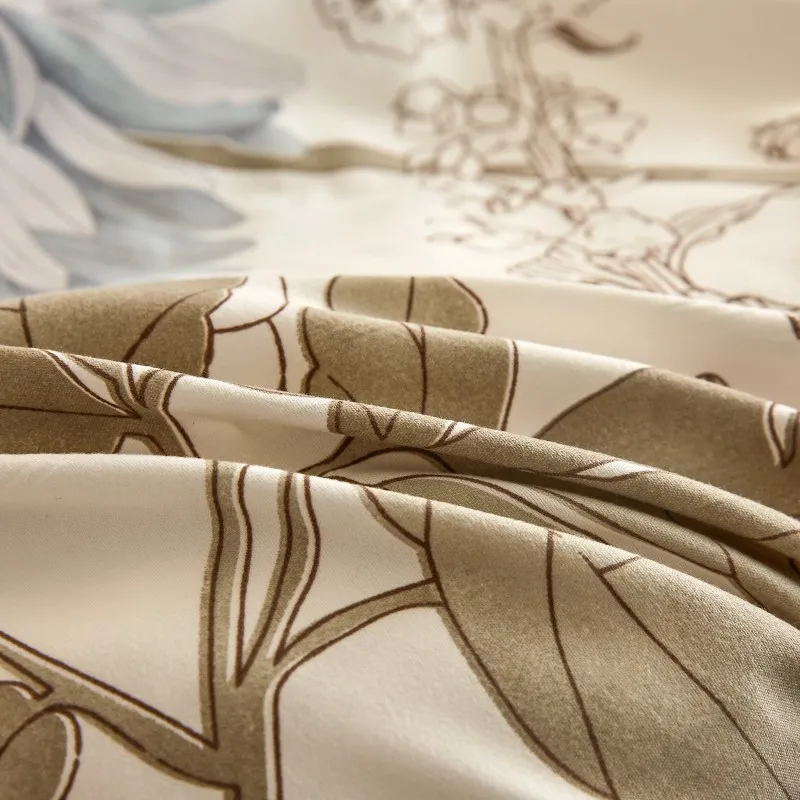 Description Picture 3 of itemPrinted Bed Skirt Non-slip Mattress Cover Protector Soft Skin-Friendly Bed Cover Bedroom Bed Skirt Bedsheet Bedding Decor