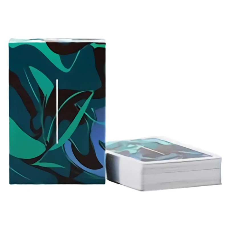 Description Picture 4 of itemDazzling Simple Style Playing Cards plastic waterproof Newest Fluid Flower Cut Poker Family Party Board Game