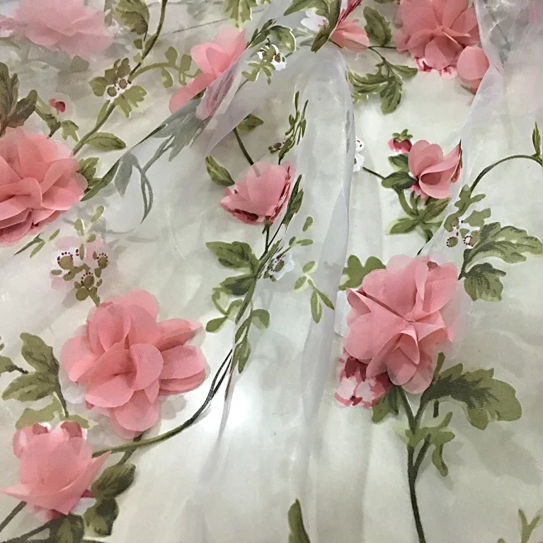 H725 90*135 cm Tessuto di Cotone Ricamato Fiore Cavo di Pizzo per Abo Scialle, Tessuto Da Sposa Fai Da Te Fornure Per Cucire Artigianato  15