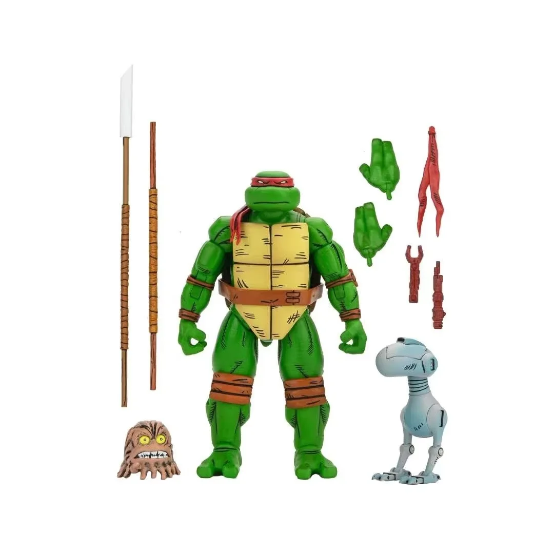 New NECA Turtles Figures Pizza Club Leonardo Leads Tmnt Turtles