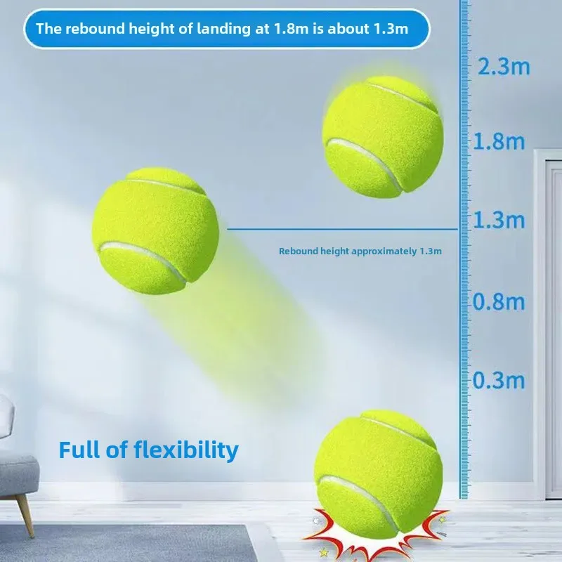 Tennis Balls Training Competition Pet Bite Ball 3 Buckets Pack