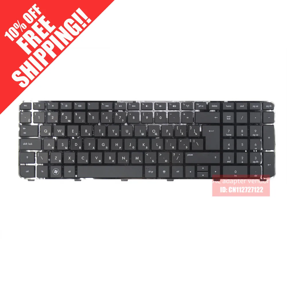 

New FOR HP DV7-6000 DV7-6100 DV7-6200 laptop keyboard with frame RU Russian