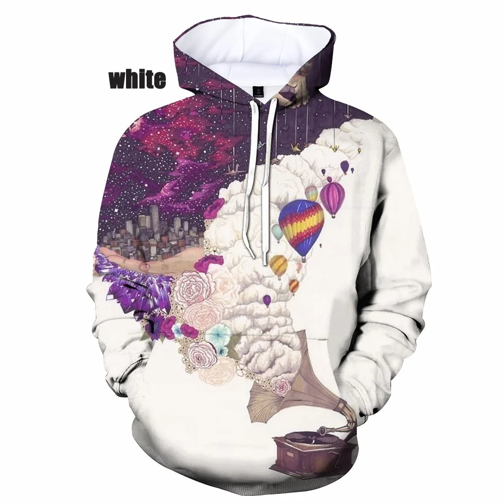 

2022 Hot Sale New Fashion Phonograph Graphic 3d Printed Unisex Hooded Sweatshirts Pullover Size