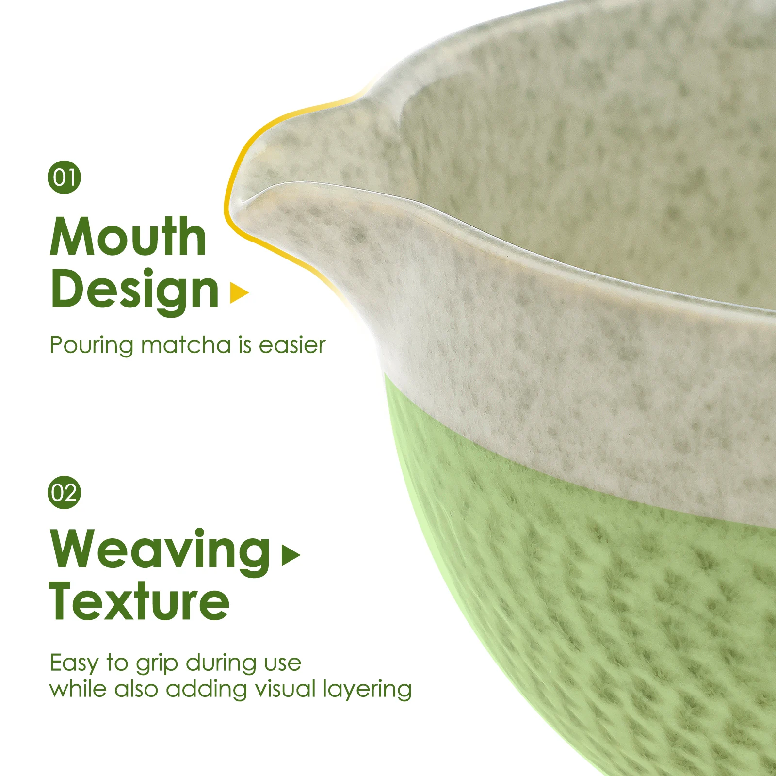 يوانزهان وعاء ماتشا سيراميك طقم شاي ياباني