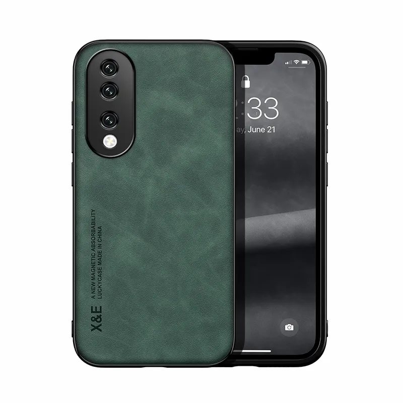 Ādas futrālis For Honor 90 80 70 60 50 Pro Luxury Triecienizturīgs matēts silikons Atpakaļ Tālruņa soma uz For Honor 90 80 GT SE korpusa vāciņš_voghion.com