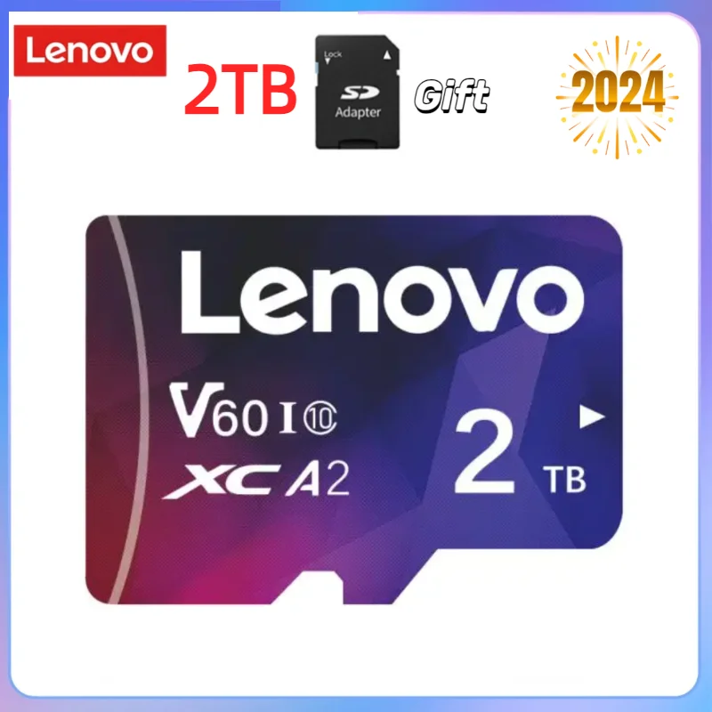 Scheda Di Memoria Sd Ad Alta Velocità Lenovo 2Tb 128Gb Micro Memory Sd Card 64Gb Micro Tf/Sd Card Classe 10 1Tb Tf Flash Card Per Il Gioco Del Telefon