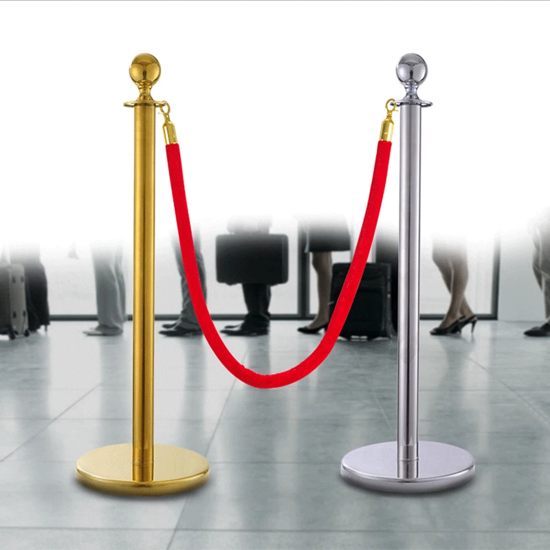 KINJOIN 1.5M High Quality Long Flannel Sling Twisted Lining Barrier Rope For Welcoming Queuing Columns Pole Fences Stands