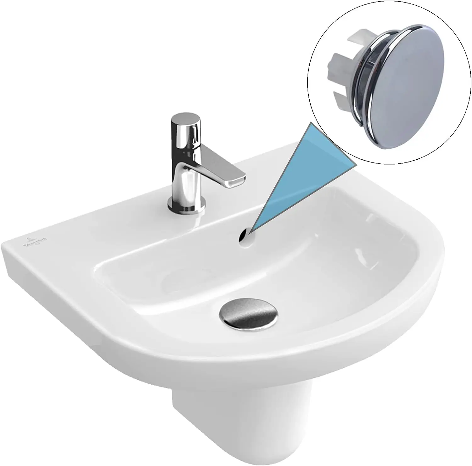 4pcs Sink Overflow Trim Ring Sink Hole Round Overflow Cover Replacement Basin Tidy Drain Cap Cover for Bathroom Kitchen sink overflow cover overflow drain cover sink hole cover