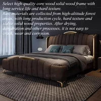 Tête de lit de luxe élégante avec rangement, tables de chevet jumelles, meubles de chambre modernes et uniques, accessoires de mobilier de chambre 3