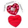 For Mom Roses Flower Gift Box With Cute Teddy Bear Rose Gift Box For Valentines Day Birthday Artificial Flowers Home Decoration 6