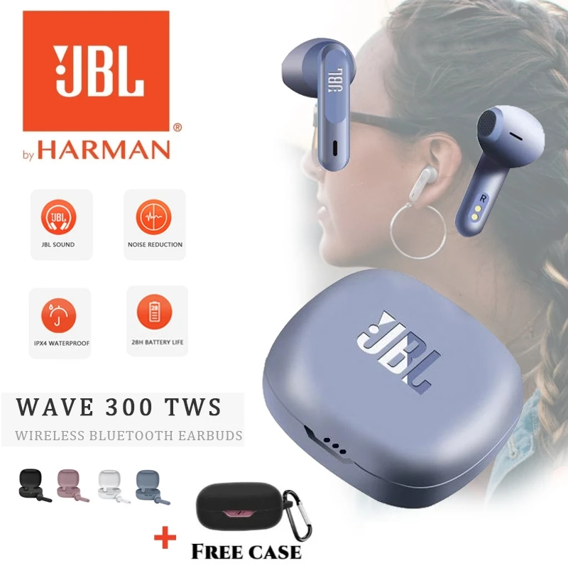 TWS-наушники JBL Wave 300 с микрофоном и поддержкой Bluetooth