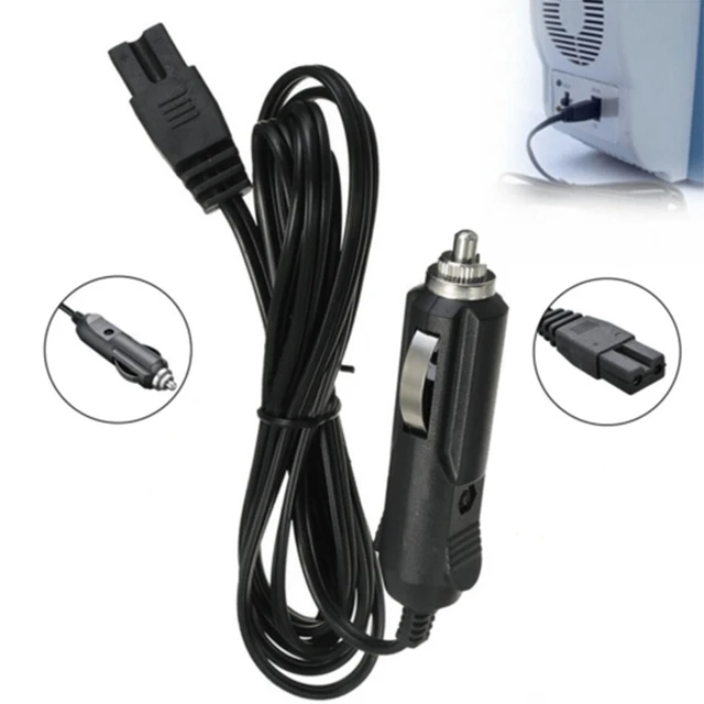 Câble de branchement pour voiture, chargeur à 2 broches, glacière, mini  réfrigérateur, Laguna, briquet, alimentation, 1.8m, DC 12V - AliExpress