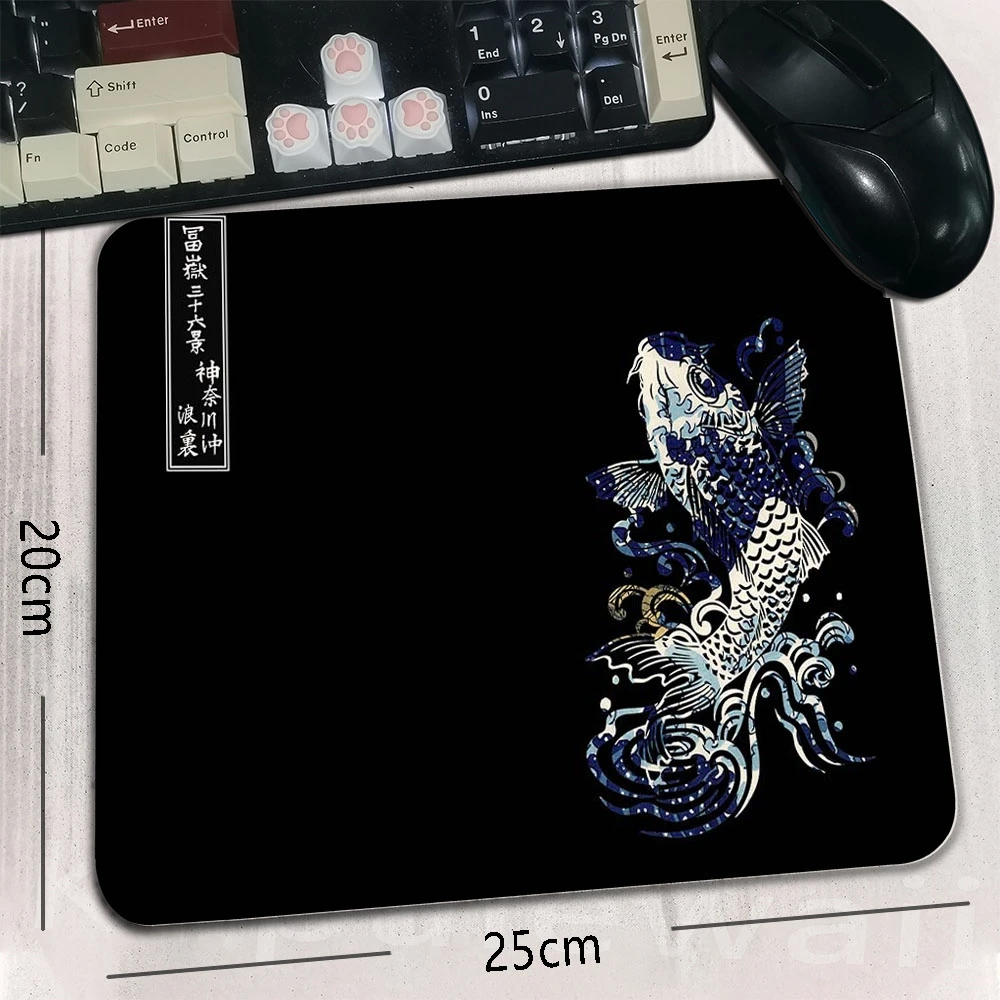 

Japanese style Mouse Pad Locking Edge Office Mousepad Gaming Speed Keyboard Pads Anti-slip Computer Gamer Samll Soft Desk Mat