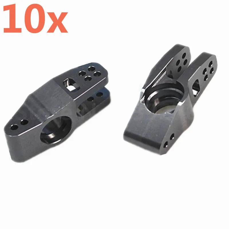 

10Pcs Hobao RC Car Aluminum Alloy OP Upgrad Spare Parts Rear Hub Carrier( L/R ) CNC For 1/8 Scale Model VS Remote Control Toys