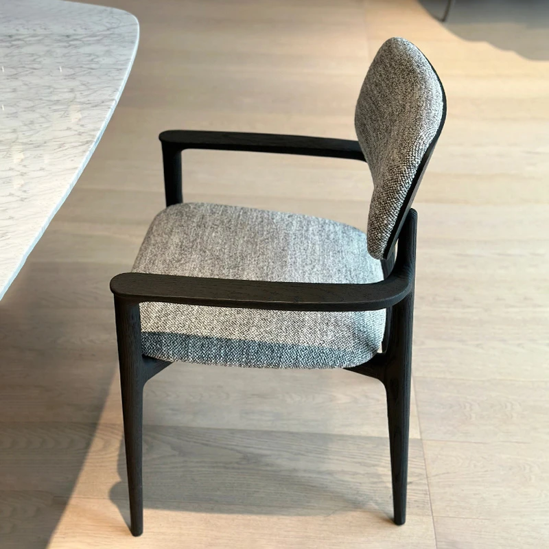 

Wooden Armchair Kitchen Dining Chairs Living Room Nordic Ergonomic Dining Chairs Restaurant Modern Cadeira Home Furniture MR50DC