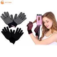 Gants de coiffure pour Salon de coiffure, 1 pièce, lisseur de cheveux Double face, pour permanente, friser, résistant à la chaleur 3