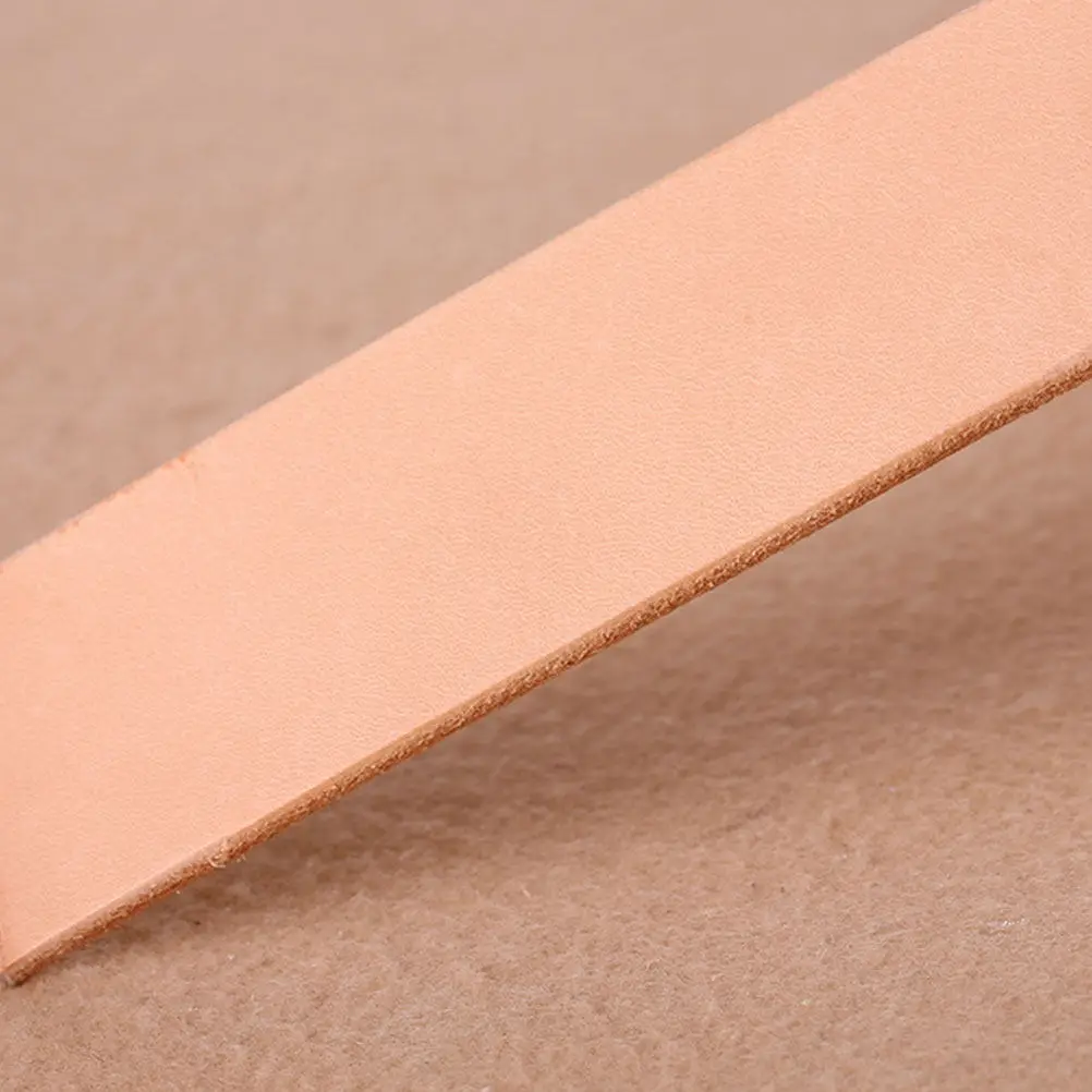 미완성 소가죽 솔리드 컬러 허리띠 100-120cm 캐주얼 허리 벨트 DIY 공예용 빈티지 청바지 바지 여성 남성용