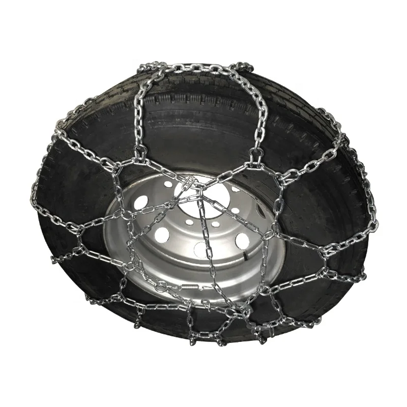 For Car White Zinc Steel Car Truck Tire Snow Chain