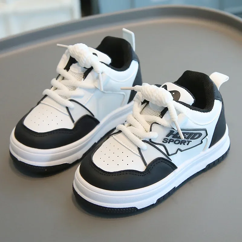 Kids Thick Bottom Sneakers for School and Leisure