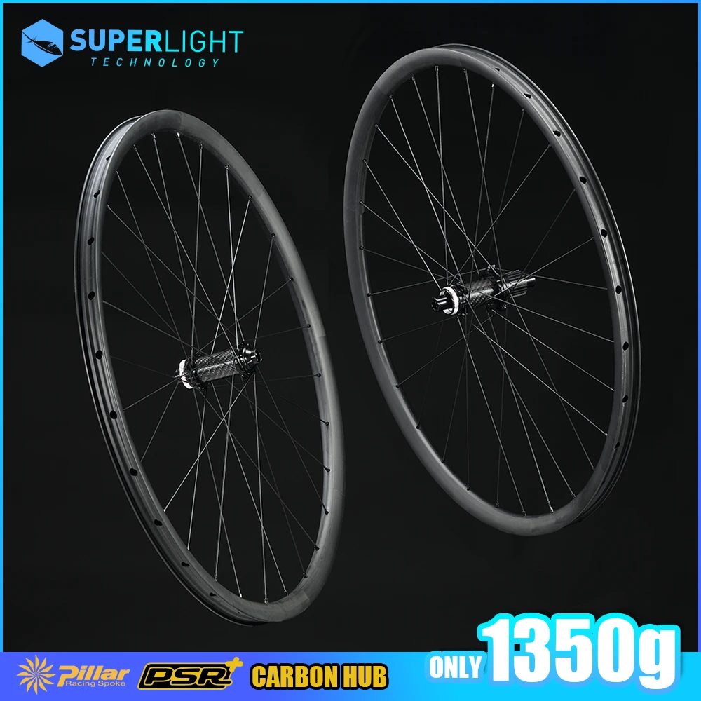 RYET ruedas de bicicleta de montaña con freno de disco, juego de ruedas bicicleta MTB 29ER, Cubo de carbono sin cámara Clincher, radios XD HG MS 12S, 2015, 1423| | - AliExpress