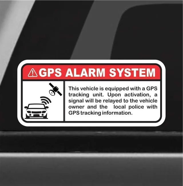 

Auto Airbag Uyarısı Splicing Quality Thick 4 pcs Gps Tracing Tracking Tag Warning Bonding 10cm md2