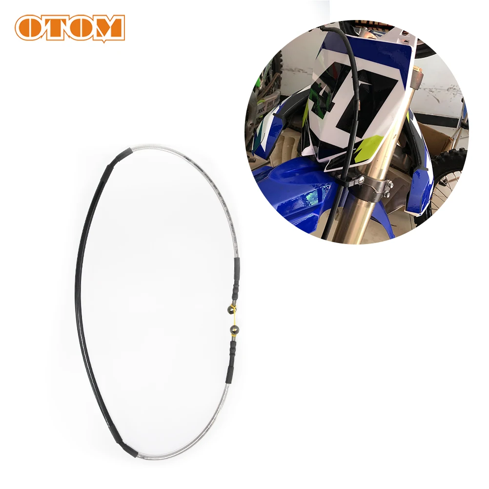 

OTOM Motorcycle Front Brake Hose Hydraulic Braided Steel Disc Clutch Oil Tube Line Pipe 5XC-25872-L0-00 For YAMAHA YZ125 YZ250FX