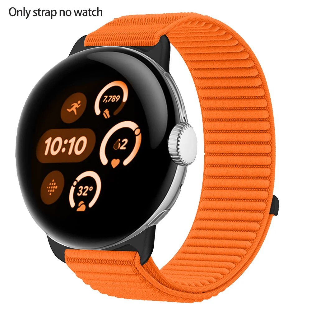 Nylon Loop Sport Strap - Comfortable Braided Bracelet for Smartwatch