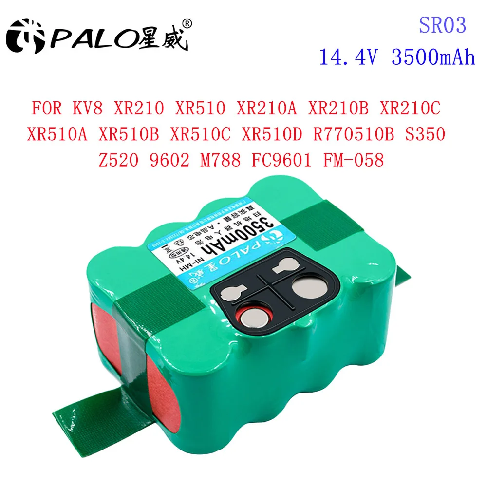 Palo-ni-mh Bateria de Aspirador para Irobot Roomba Kv8 Neato Botvac Samsung Navibot Kitfort Kt504 14.4v 3500mah 2000mah Tipos - Image 4