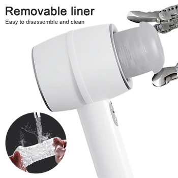 Automatic Telescopic Male Masturbators Cup for Men Penis Oral Machine Blowjob Masturbator Real Vagina Adult Supplies Sex Toys 18