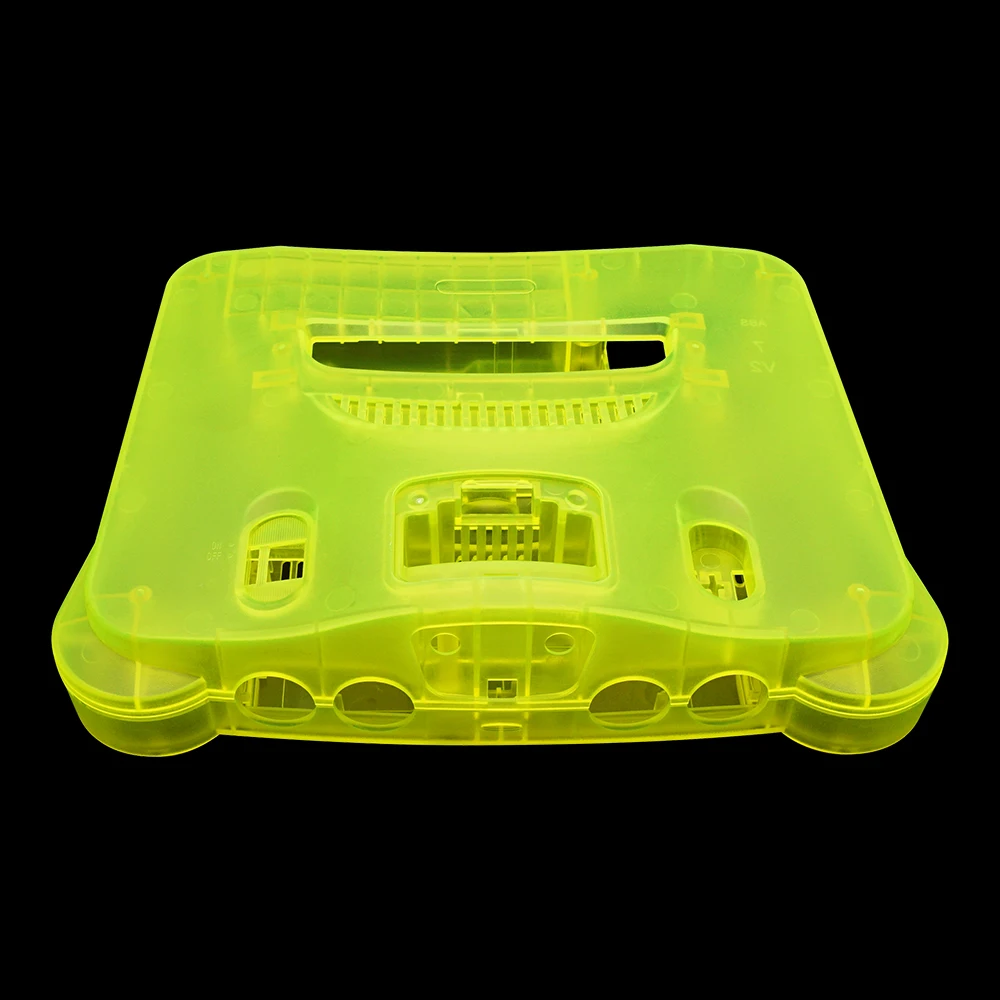 Caso Translúcido Para Nintendo 64 Habitação Transparente Game Box Shell Para N64 Caso