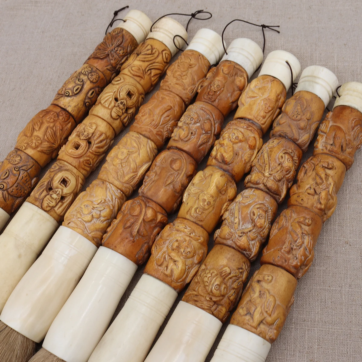 Decoration Brush, Carved Bone Product, Table Accessory 4